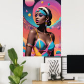 遠く離れた地平と見知らぬ天国 ポスター (ホームオフィス)