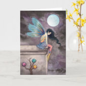 遠く離れた妖精のグリーティングカード カード (黄色い花)