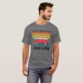 遠く離れた家のバンライフを奪う Tシャツ (正面フル)