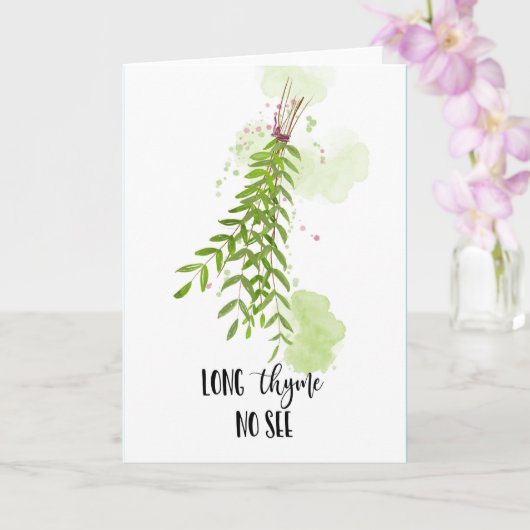 遠く離れた家恋しく思族に カード (蘭)