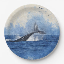 遠く離れた海の鳥にクジラの贈り物