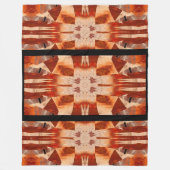 遠く離れた花 フリースブランケット (正面)