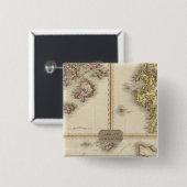 遠く離れた英国島ジャージー島とガーンジー島 缶バッジ (正面&裏面)