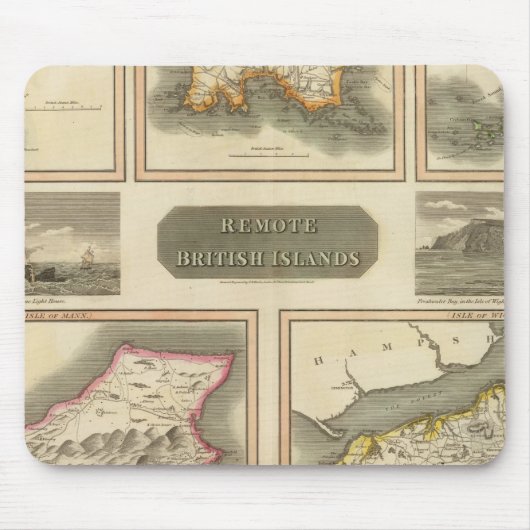 遠く離れた英国諸島 マウスパッド (正面)