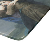 遠く離れた2人の若い女の子(by W.A. Bouguerau) カッティングボード (角)