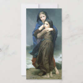 遠く離れた2人の若い女の子(by W.A. Bouguerau) カード