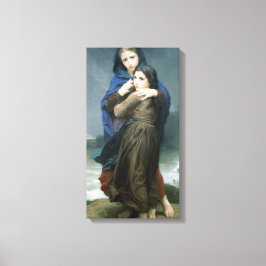 遠く離れた2人の若い女の子(by W.A. Bouguerau) キャンバスプリント