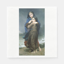 遠く離れた2人の若い女の子(by W.A. Bouguerau) スタンダードランチョンナプキン