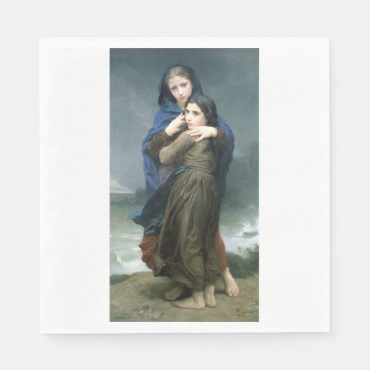 遠く離れた2人の若い女の子(by W.A. Bouguerau) スタンダードランチョンナプキン (正面)
