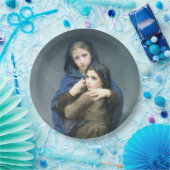 遠く離れた2人の若い女の子(by W.A. Bouguerau) ペーパープレート (パーティー)