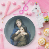 遠く離れた2人の若い女の子(by W.A. Bouguerau) ペーパープレート (パーティー)