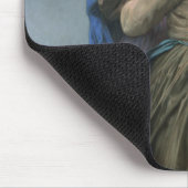 遠く離れた2人の若い女の子(by W.A. Bouguerau) マウスパッド (コーナー)