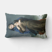 遠く離れた2人の若い女の子(by W.A. Bouguerau) ランバークッション (裏面)