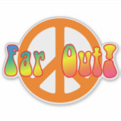 遠く離れて！ステッカー シール (正面)