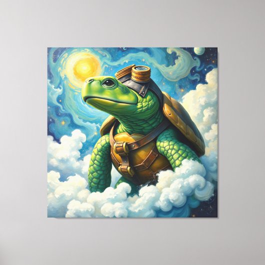 遠く雲の中に、そして10を超えて キャンバスプリント (正面)