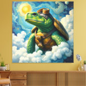 遠く雲の中に、そして10を超えて キャンバスプリント (インサイチュ (リビング))