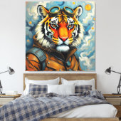 遠く雲の中に、そして7を超えて キャンバスプリント (インサイチュ (寝室))