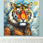 遠く雲の中に、そして7を超えて キャンバスプリント (インサイチュ (ウッドフロア))