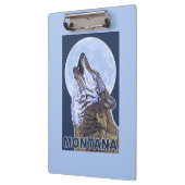 遠ぼえするMontanaWolf クリップボード (左)