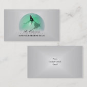 遠ぼえのオオカミのロゴの名刺 名刺 (正面/裏面)