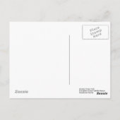 遠ぼえのオオカミの郵便はがき ポストカード (裏面)