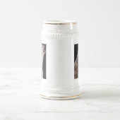 遠ぼえのオオカミステイン ビールジョッキ (中央)