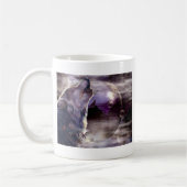 遠ぼえのオオカミ コーヒーマグカップ (左)