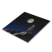 遠ぼえのオオカミ タイル (側面)