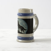 遠ぼえのオオカミ ビールジョッキ (正面右)