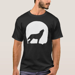 遠ぼえのオオカミ Tシャツ