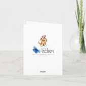 遠ぼえのキャロルの歌う犬の喚き声elujahのクリスマス シーズンカード (裏面)