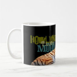 遠ぼえのトラの月のマグ マグカップ