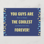 遠クール国と黄色の祖父母 ポストカード (正面)