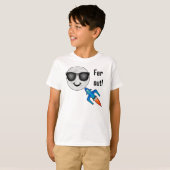 遠出デザイン – キッズベーシックTシャツ Tシャツ (正面フル)