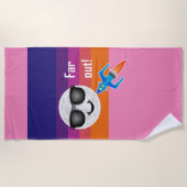 遠出デザイン-ビーチタオル ビーチタオル (正面)