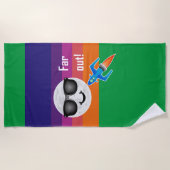 遠出デザイン-ビーチタオル ビーチタオル (正面)