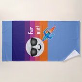 遠出デザイン-ビーチタオル ビーチタオル (正面)