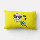 遠出デザイン- Lumbar枕13インチx 21インチ ランバークッション (裏面)