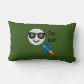 遠出デザイン- Lumbar枕13インチx 21インチ ランバークッション (裏面)