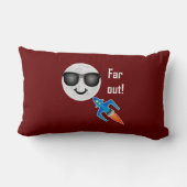 遠出デザイン- Lumbar枕13インチx 21インチ ランバークッション (裏面)