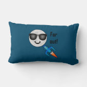 遠出デザイン- Lumbar枕13インチx 21インチ ランバークッション (裏面)