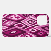 遠出レトロ抽象芸術マサイケデリックゼンタ Case-Mate iPhoneケース (裏面 (横))