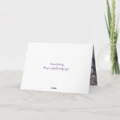 遠友遠くに家の休日カード サンキューカード (裏面)