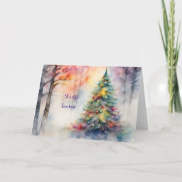 遠友遠くに家の休日カード サンキューカード