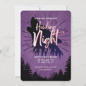 遠吠えの夜の口寄せ 招待状 (正面)