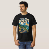 遠回りで帰ろう Tシャツ (正面フル)