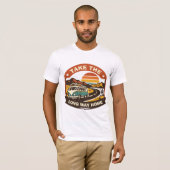 遠回りもまた旅 Tシャツ (正面フル)