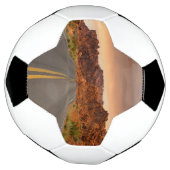 遠征の日没 サッカーボール (回転)