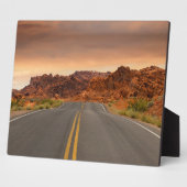 遠征の日没 フォトプラーク (側面)