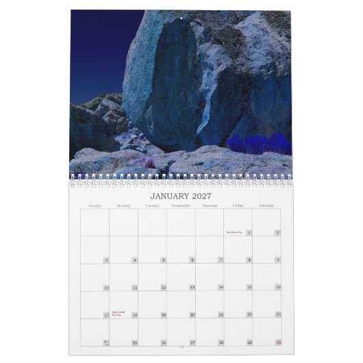 遠征のcale カレンダー (1月 2027)